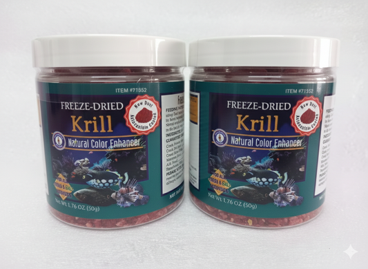 KRİLL Renklendirici doğal yem 50 gr (astaksantin) 1 alana bir bedava kargo dahil