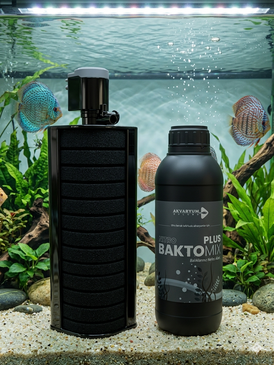 Baktomix Plus + Hamburg hp300 kafa motorlu filtre